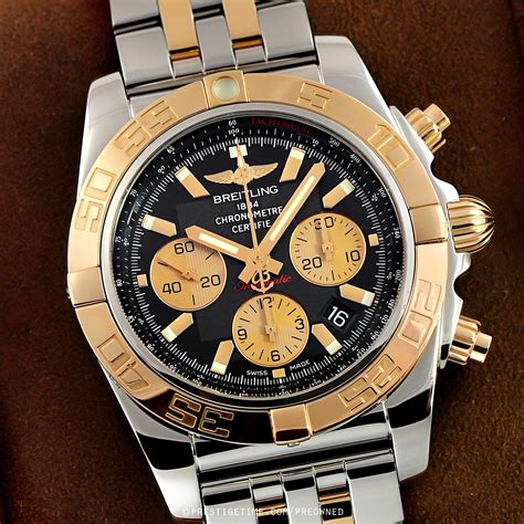 Breitling chronomat dial flange